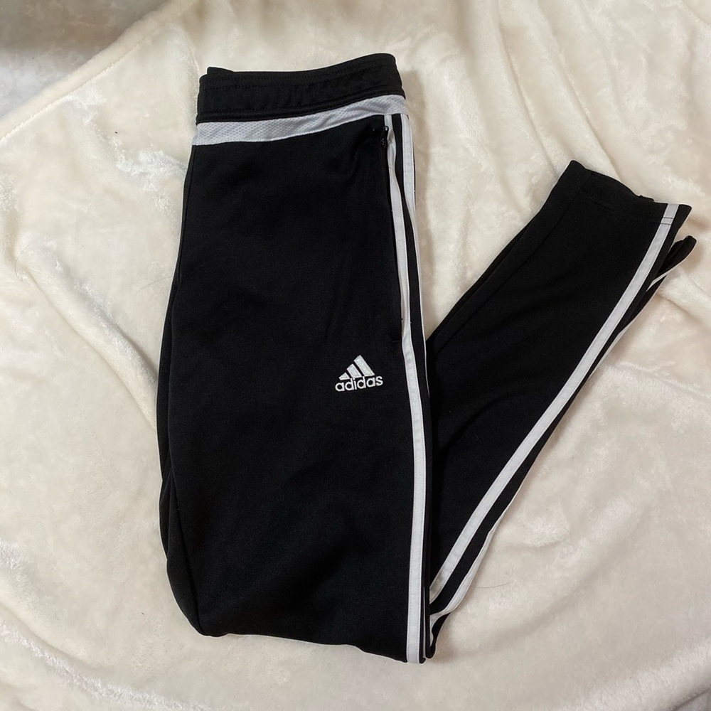 Adidas full striped joggers